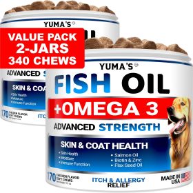2 Pack Omega 3 Fish Oil for Dogs Skin and Coat Supplement Dry & Itchy Skin Relief Treatment Allergy Support Dog Anti Shedding Treats Shiny Coats 2 Pack Omega 3 Fish Oil for Dogs Skin and Coat Supplement Dry & Itchy Skin Relief Treatment Allergy Support Dog Anti Shedding Treats Shiny Coats